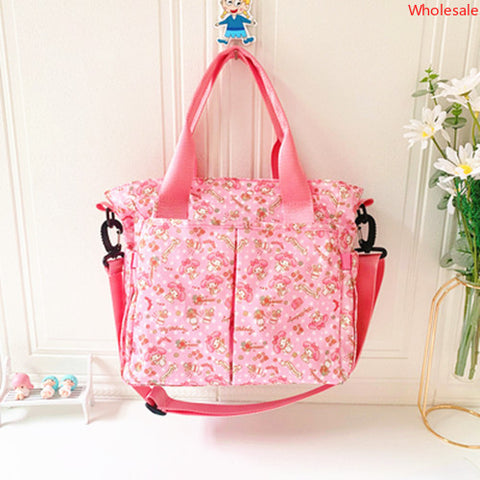 New Fashionable, Lightweight Waterproof Mommy Bag, Outing Mother and Baby Bag, Multi-grid Thickened Mother and Baby Bag, Hand-worn Cross-body Bag