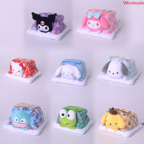 Cute Sanrio Plush Quilt Stove Warm Nest Doll Ornaments