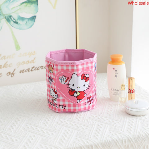 Sanrio Desktop Debris Remote Control, Mobile Phone Storage Rack, Small White Pen Holder, Large Capacity Stationery Storage Box