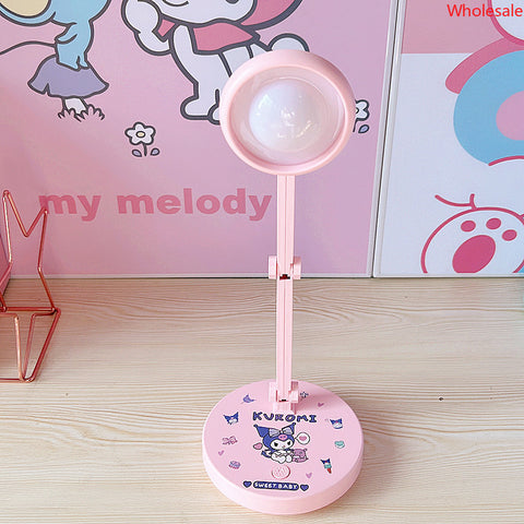 Sanrio Student Dormitory Desk Lamp LED Foldable USB Children&#039;s Reading Eye Protection Lamp