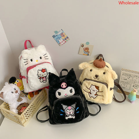 Sanrio Backpack Plush Doll Bag Fashion Trend Student Backpack