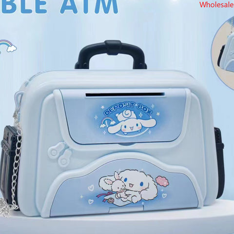 Children's Handbag, Password Box, Money Storage Tank, ATM Machine, Fingerprint Automatic Money Rolling, Music Storage Box, Money Storage Tank