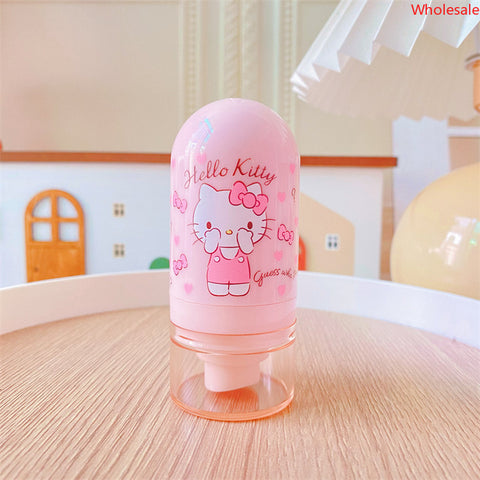 Sanrio Portable Alcohol Dispensing Bottle Vacuum Tubeless Sprayer Carry Small Spray Bottle Empty Bottle