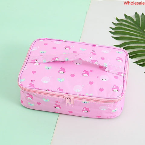 Sanrio Large Waterproof Square Insulation Bag Lunch Bag Fresh Ice Bag Student Lunch Bag Picnic Bag