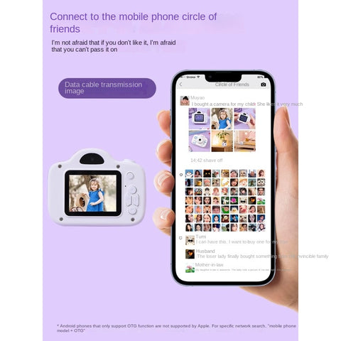 The New Kulomi Children's Toy Camera Can Take Pictures of Baby Mini Sanrio High Resolution Elementary School Girls with High Resolution