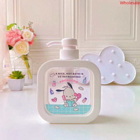 Sanrio Household Lotion Bottle 300ML Press Large Capacity Washing Liquid Bath Milk Separate Bottle