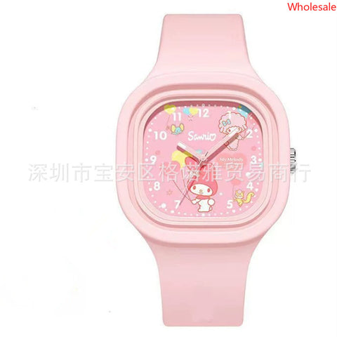 Sanrio Watch Simple, Trendy, and Creative Silicone Student Children's Watch