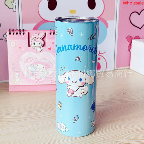 Sanrio Insulated Cup, Stainless Steel Straw Cup, New Multi-purpose Straight Drinking Cup, Cute Portable Insulated Cup, Water Cup