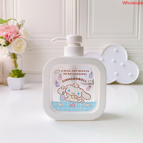 Sanrio Household Lotion Bottle 300ML Press Large Capacity Washing Liquid Bath Milk Separate Bottle