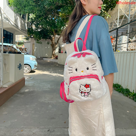 Sanrio Backpack Plush Doll Bag Fashion Trend Student Backpack