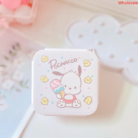 New Sanrio Fresh-keeping Box, Sealed Box, Kitchen Food, Fruit Storage Box, Student Lunch Box