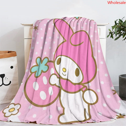 Melody Flannel Blanket Sofa Bedroom Office Dormitory Blanket