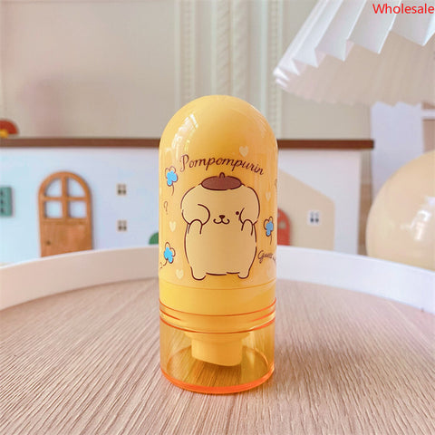 Sanrio Portable Alcohol Dispensing Bottle Vacuum Tubeless Sprayer Carry Small Spray Bottle Empty Bottle