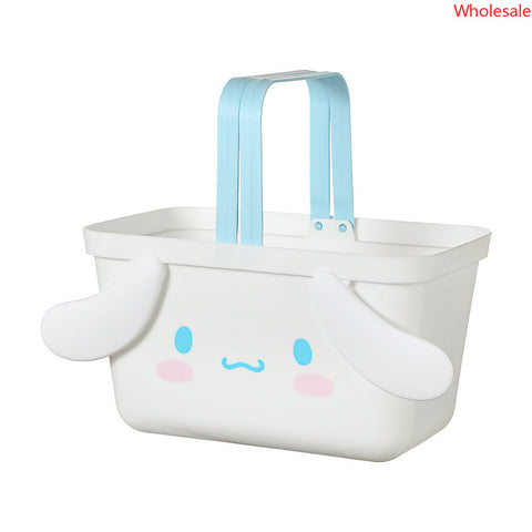 Genuine Sanrio Carrying Basket Minimalist Clothes, Sundries, Snack Storage Basket Gift