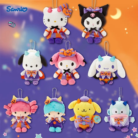 Sanrio Big-Eared Dog, Melody Halloween Collection, Car Key, Mobile Phone, School Bag, Pendant Doll