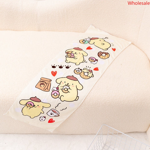 Sanrio Sports Cold Towel Cooling Sweat Absorption Towel Cold Towel Beach Towel Running Yoga Speed Dry Ice Towel.