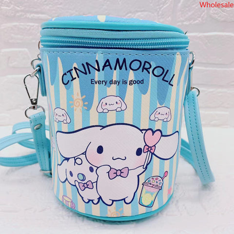 Cute Creative Sanrio Messenger Bag Zipper Carry-on Storage Bag