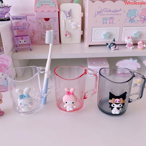 Sanrio Children's Cartoon Transparent Mouthwash Toothbrush Cup Couple Home Drinking Water