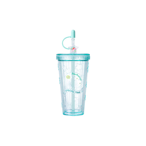 Water Cup Summer Star Sparkling Straw Cup High Beauty Girl Coffee Cup qh08