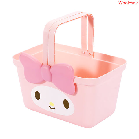 Genuine Sanrio Carrying Basket Minimalist Clothes, Sundries, Snack Storage Basket Gift