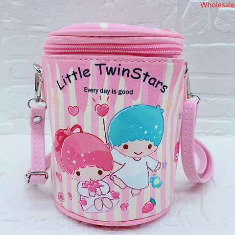 Cute Creative Sanrio Messenger Bag Zipper Carry-on Storage Bag