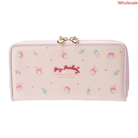 Sanrio Long Wallet Cute Large-capacity Students Multi-card Wallet Simple Clutch Bag