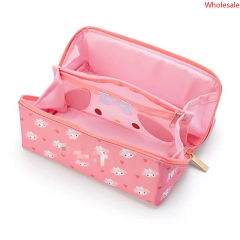 Cute Makeup Bag, Large Capacity Skincare Product Organizing Bag, Student Stationery Pen Bag