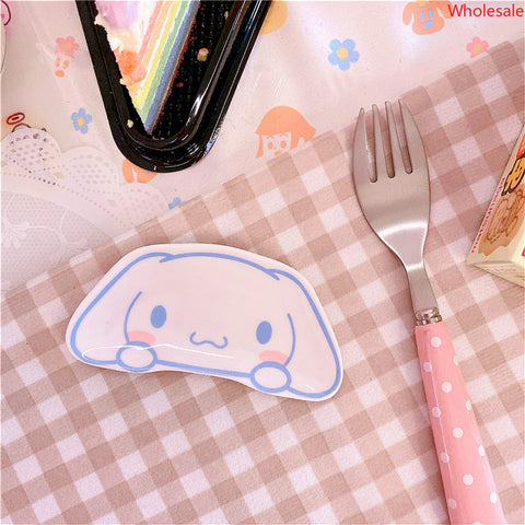 Cinnamoroll Shaped Dining Plates, Plates, Cutlery, Girl Heart Cute, Soft and Cute Little White Dog Cutlery, Dining Bowls