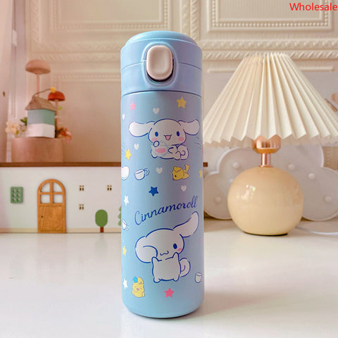 Cinnamoroll Thermos Large-capacity Snap Cup Stainless Steel Thermos 420ML