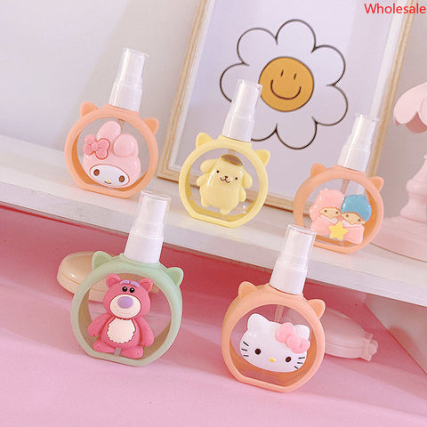 Sanrio Portable Small Spray Bottle, Empty Bottle, Fine Fog, Perfume, Alcohol, Makeup Water, Makeup Water, Floral Water, Cute Mini Sub Bottle