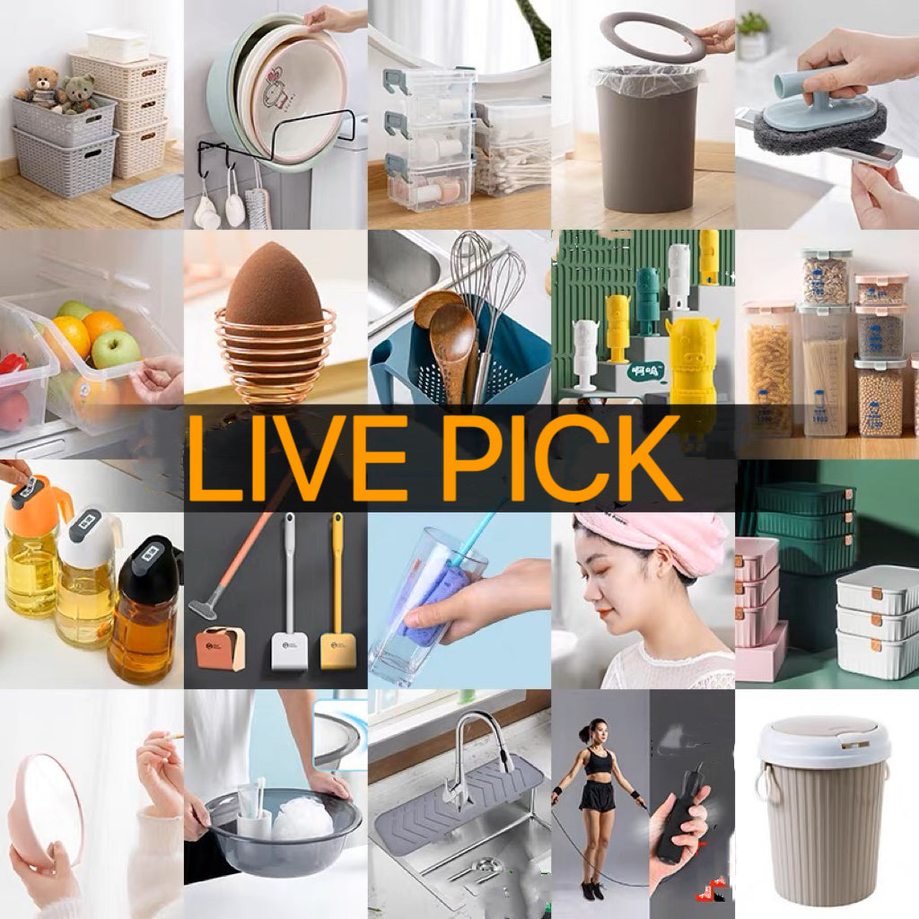 LIVE PICK - You Can Choose Whatever You Like - Cute Household Office Home Water Bottle Blanket Pens Towel Storage Box Etc.