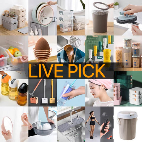 LIVE PICK A2 - You Can Choose Whatever You Like - Cute Household Office Home Water Bottle Blanket Pens Towel Storage Box Etc.