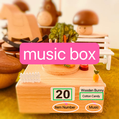 Wooden Music Box | Magical Moving Music Box Decoration | for Girls Mom Women Friends Anniversary Birthday