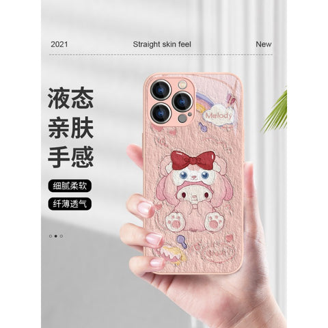 Apply Apple Mobile Phone Case Kuromi My Melody Sanrio iPhone Case Full Body Protective Case For IPhone 11-15 Pro Max