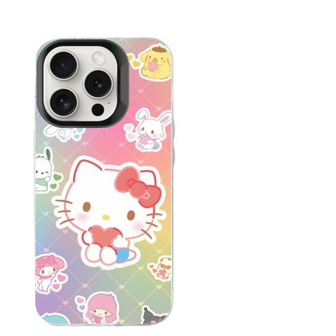 Cute Girly Personality Cute Sanrio iPhone Case Full Body Protective Case For IPhone 11-15 Pro Max