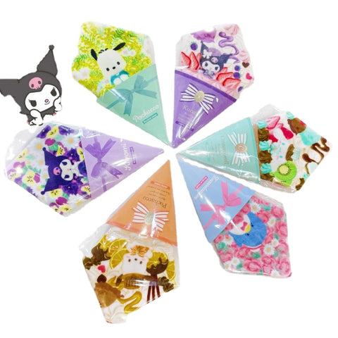 Gift Boxed Japanese Sanrio Small Handkerchief, Square Towel, Wash Face, Wipe Sweat