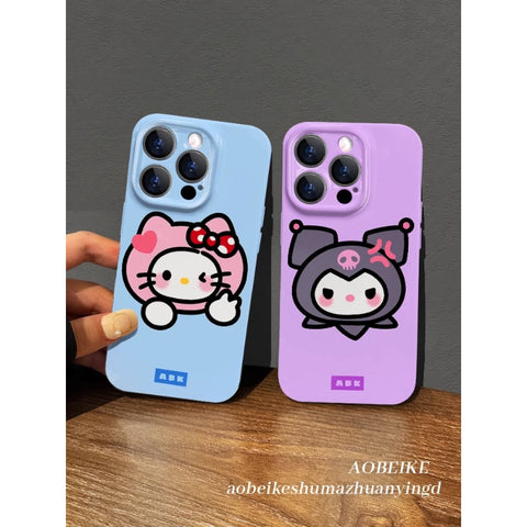 Anti-drop Cute Sanrio iPhone Case Full Body Protective Case For IPhone 11-15 Pro Max