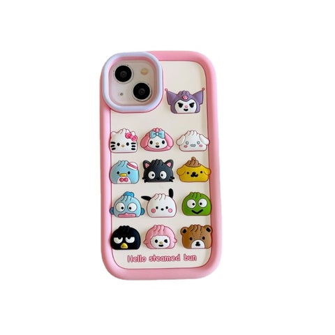 Cute Sanrio iPhone Case Full Body Protective Case For IPhone 11-15 Pro Max