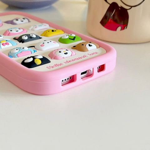 Cute Sanrio iPhone Case Full Body Protective Case For IPhone 11-15 Pro Max