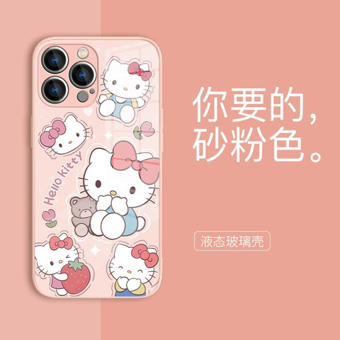 HelloKitty New IPhone Kuromi My Melody Sanrio iPhone Case Full Body Protective Case For IPhone 11-15 Pro Max