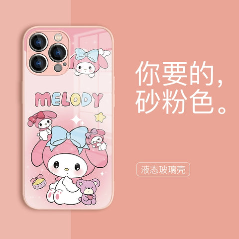 HelloKitty New IPhone Kuromi My Melody Sanrio iPhone Case Full Body Protective Case For IPhone 11-15 Pro Max