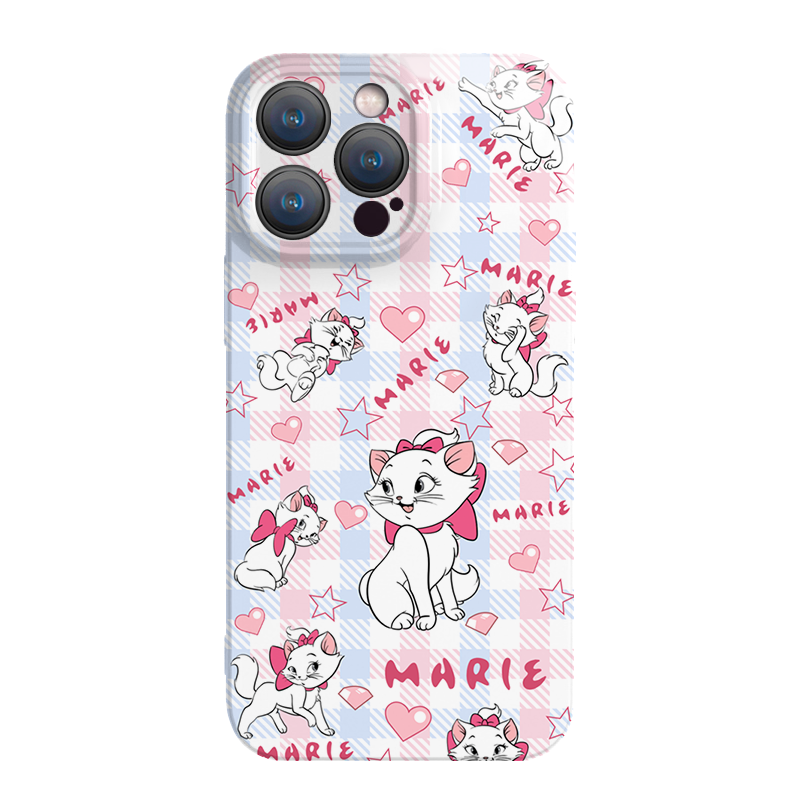 Cartoon Mary Cat Fun  Cute Sanrio iPhone Case Full Body Protective Case For IPhone 11-15 Pro Max