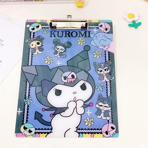 Sanrio Student Pad Exam Clipboard Paper Materials Plywood Acrylic A4 Folder.