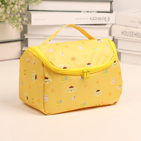 New Cute Cartoon Portable Hangable Travel Multifunctional Waterproof Makeup Wash Bag