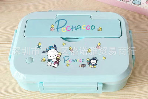 Sanrio Series 304 Stainless Steel Three-compartment Portable Lunch Box