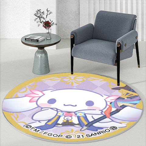 Cartoon Blend Carpet Home Hanging Basket Round Mat Carpet