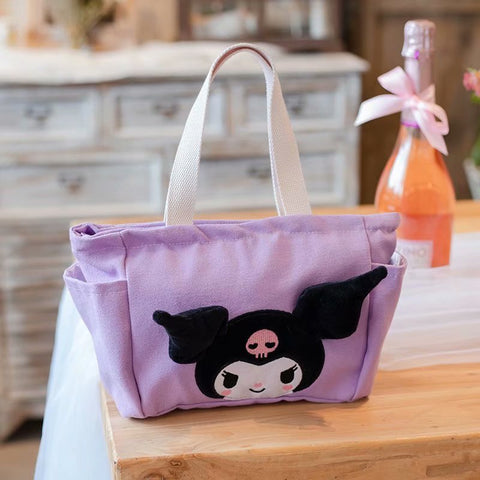 Kuromi Cute Hand-carrying Bento Bag