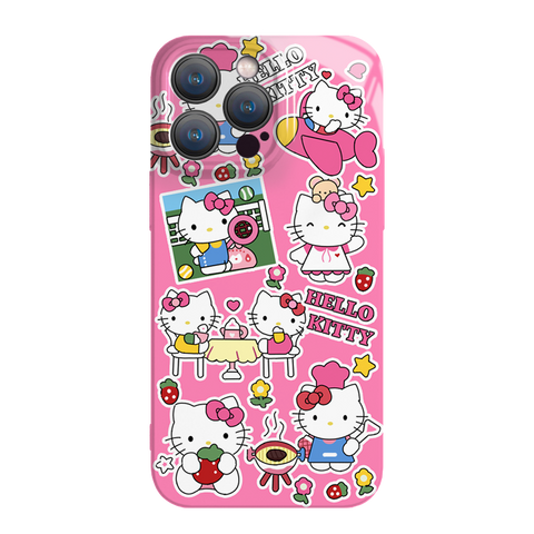 Sanrio Hellokitty Cat Cute Sanrio iPhone Case Full Body Protective Case For IPhone 11-15 Pro Max