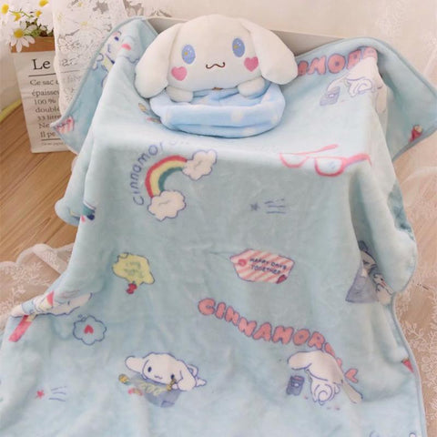 Sanrio Series Nap Pillow Blanket Two-in-one Doll Pillow