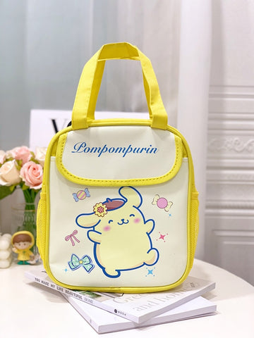 Large Capacity Lunch Box Bag, Portable Cute Cartoon Bento Box, Portable Storage Bag